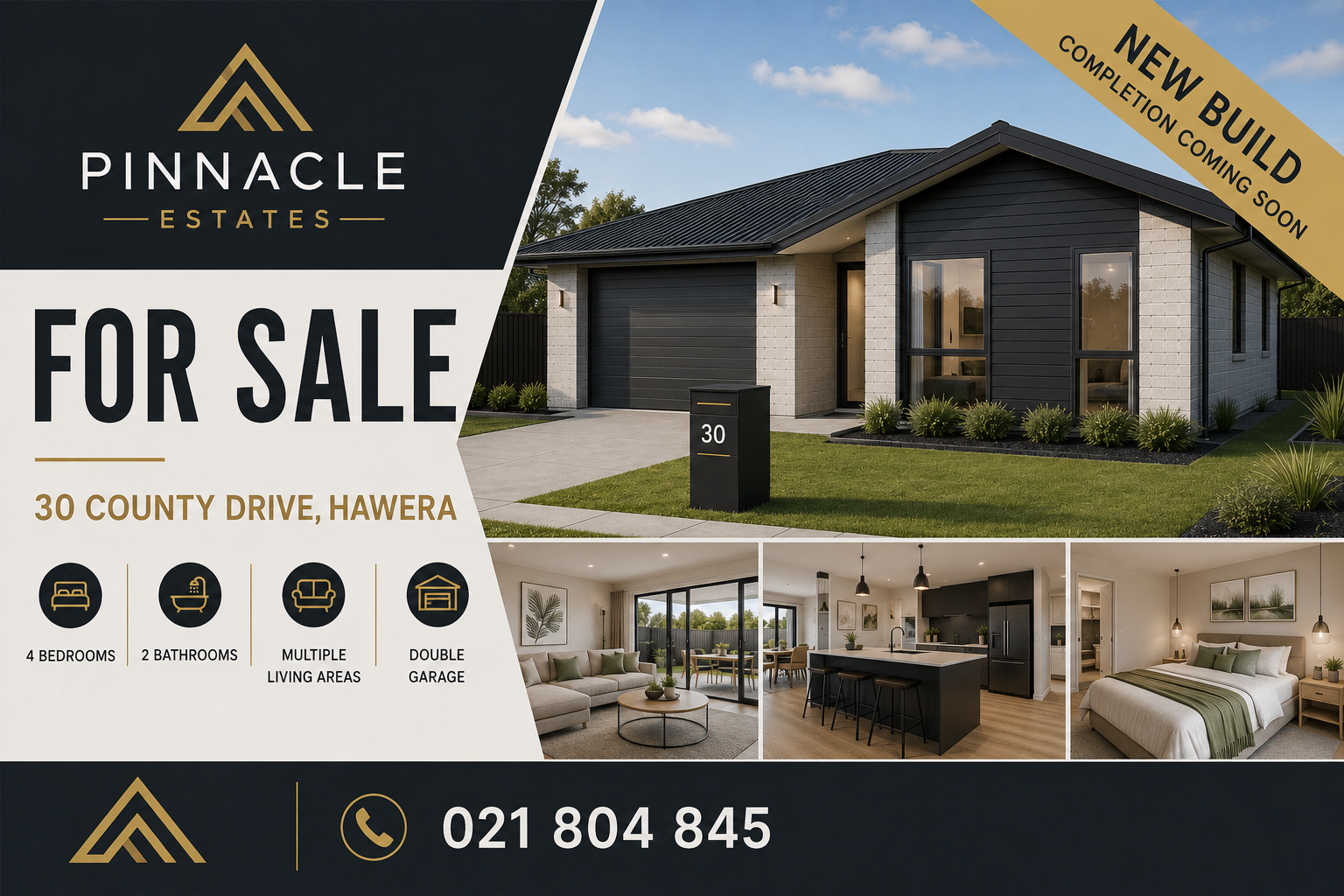 Pinnacle Estates concept presentation for 30 County Drive, Hawera